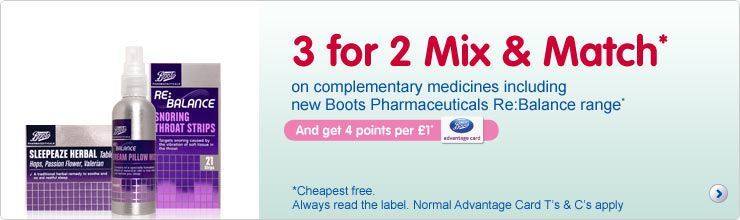 View Boots Pharmaceuticals Re:Balance